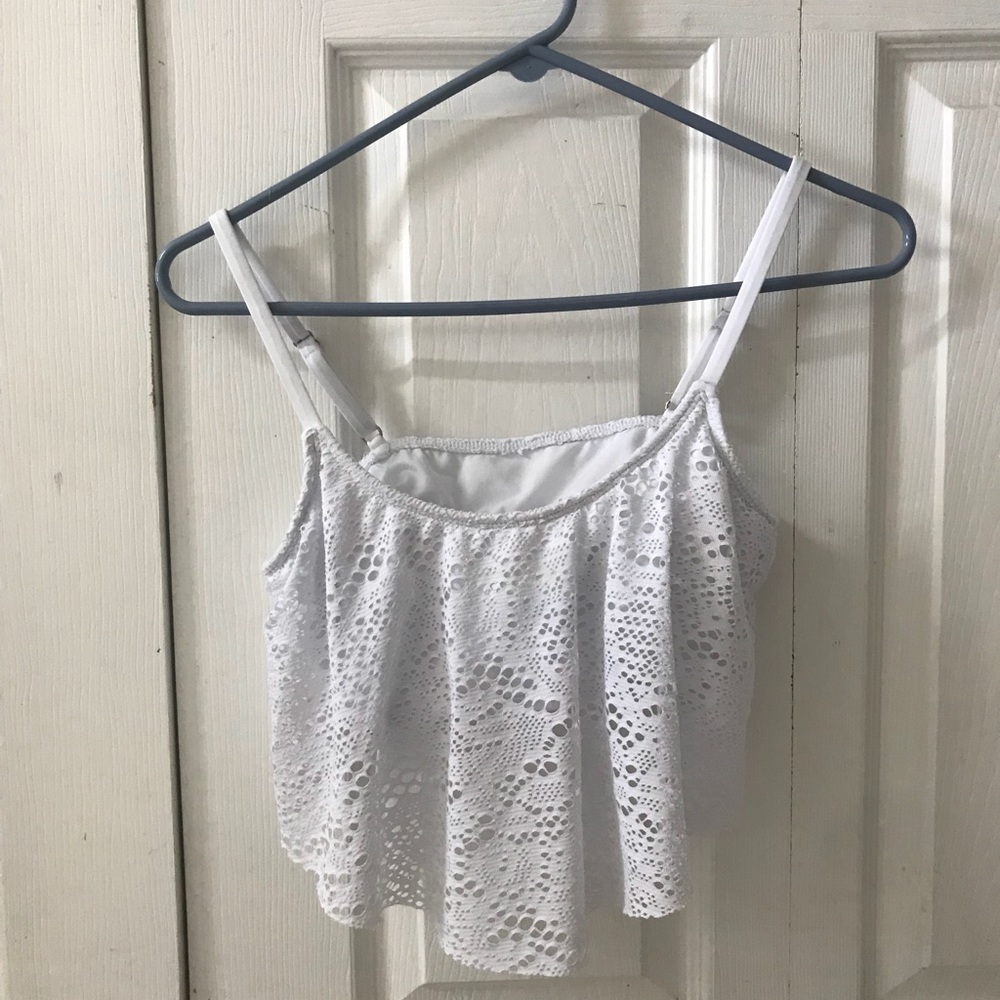 Cute swimwear flowy top